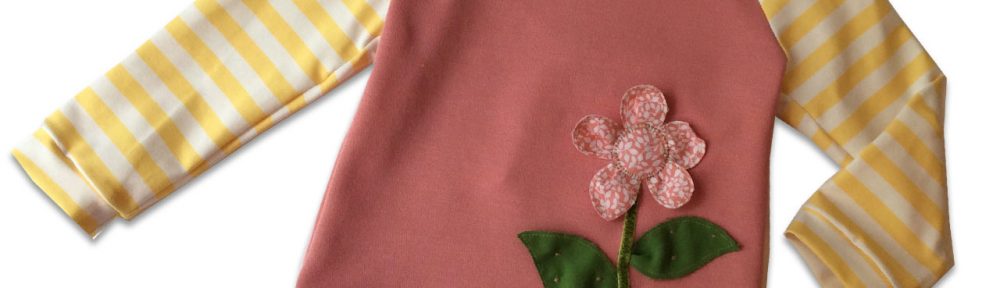 Thierchen Kindermode: Langarm-Shirt ‚Blume'