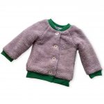 Thierchen Kindermode - Herbst/Winter 2025/26: Lavendelfarbene Kuscheljacke