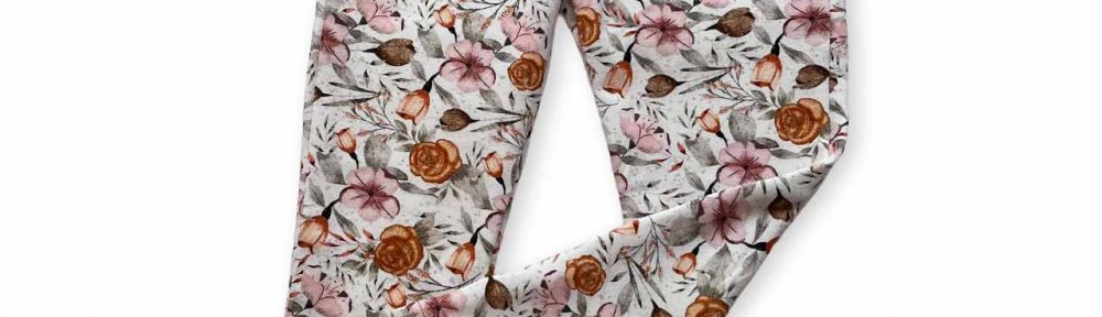 Thierchen Kindermode - Herbst/Winter 2025/26: Leggins mit Blütenmuster