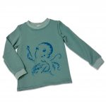Thierchen-Kindermode-Shirt-Tintenfisch